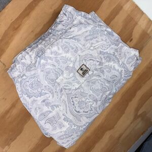 Peter Millar Swim Trunks XL White Blue Paisley Print